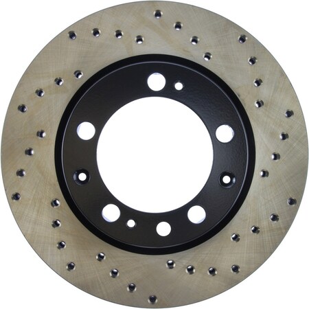 Centric Parts Sport Cross Drilled Brake Rotor, 128.37021L 128.37021L